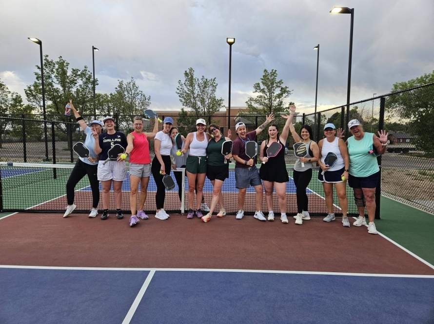 Group event with pickleball