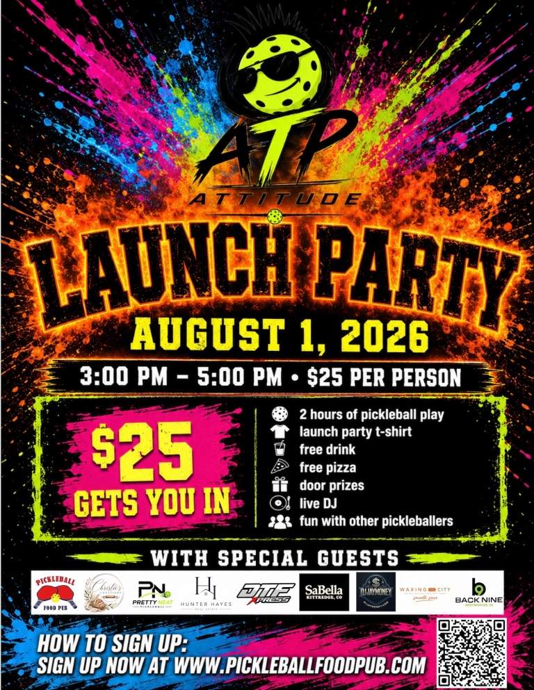 ATP Attitude Launch Party Flyer